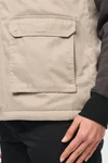 Gefütterte Unisex-Weste aus  Baumwollpolyester