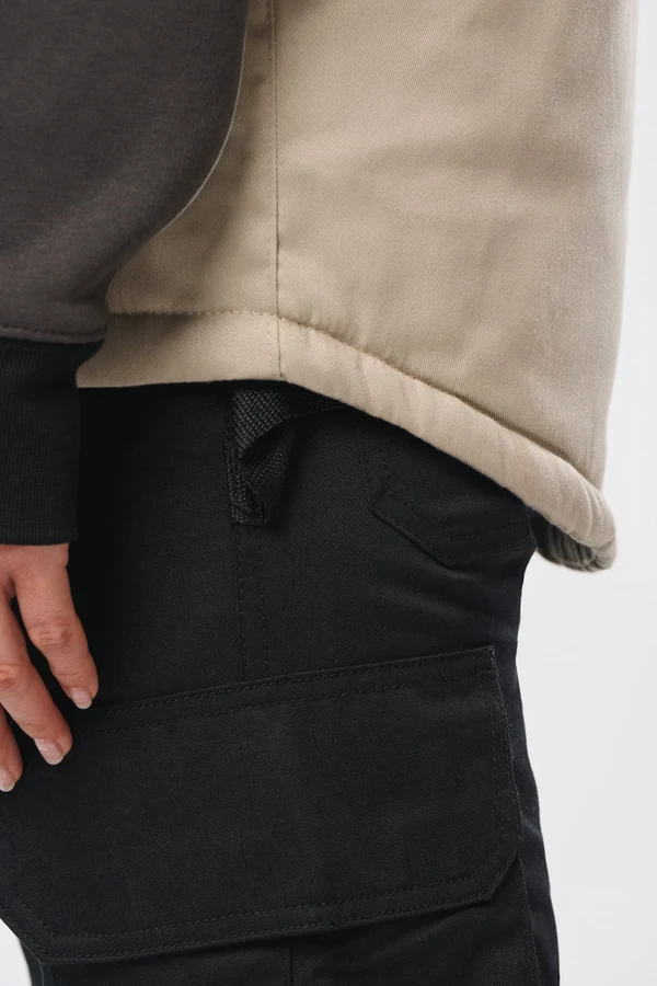 Gefütterte Unisex-Weste aus  Baumwollpolyester