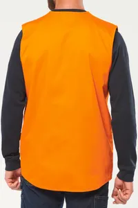 Unisex-Weste aus  Baumwollpolyester mit mehreren Taschen