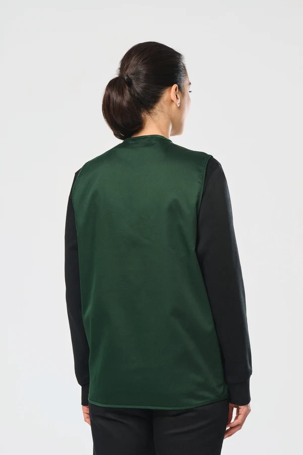 Unisex-Weste aus Baumwollpolyester mit mehreren Taschen