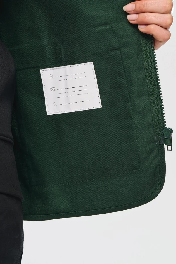 Unisex-Weste aus Baumwollpolyester mit mehreren Taschen