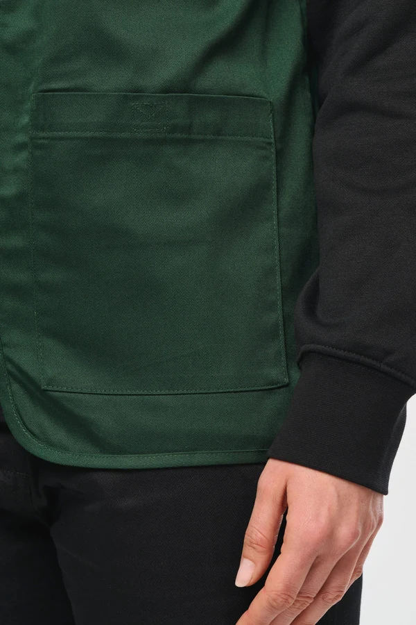 Unisex-Weste aus Baumwollpolyester mit mehreren Taschen