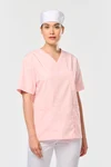 Kurzärmlige Unisex-Tunika aus Baumwollpolyester