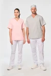 Kurzärmlige Unisex-Tunika aus Baumwollpolyester