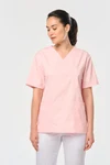 Kurzärmlige Unisex-Tunika aus Baumwollpolyester