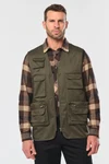 Gefütterte Unisex-Weste aus  Baumwollpolyester