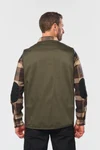 Gefütterte Unisex-Weste aus  Baumwollpolyester