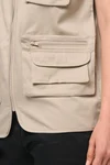 Gefütterte Unisex-Weste aus  Baumwollpolyester