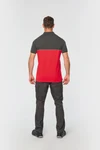 Zweifarbiges Kurzarm-Unisex-Polohemd