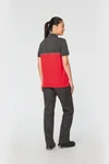 Zweifarbiges Kurzarm-Unisex-Polohemd