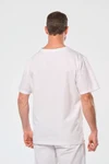 Kurzärmlige Unisex-Tunika aus Baumwolle
