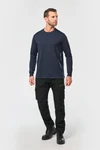 Umweltfreundliches Unisex-T-Shirt mit langen Ärmeln