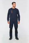 Day To Day Unisex-Sweatshirt mit kontrastfarbener zip Tasche