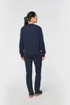 Day To Day Unisex-Sweatshirt mit kontrastfarbener zip Tasche