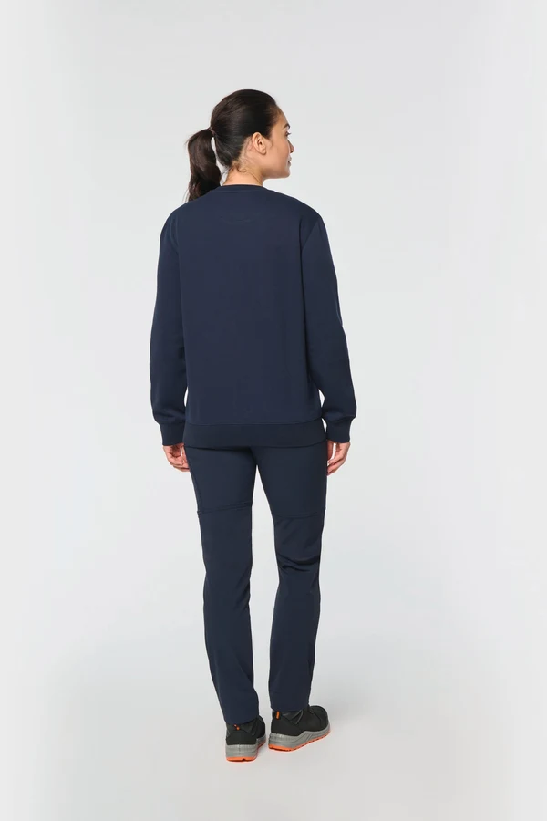 Day To Day Unisex-Sweatshirt mit kontrastfarbener zip Tasche