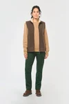 Bodywärmer aus Fleece mit Sherpa-Innenseite, Unisex