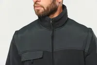 Fleecejacke mit abnehmbaren Ärmeln