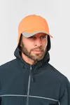 Fluoreszierende 6-Panel-Kappe für den Winter Fluorescent Orange