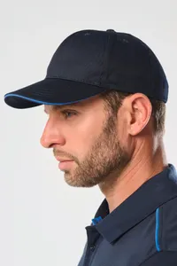 OEKO-TEX® STANDARD 100 certified 6 panels cap with sandwich peak