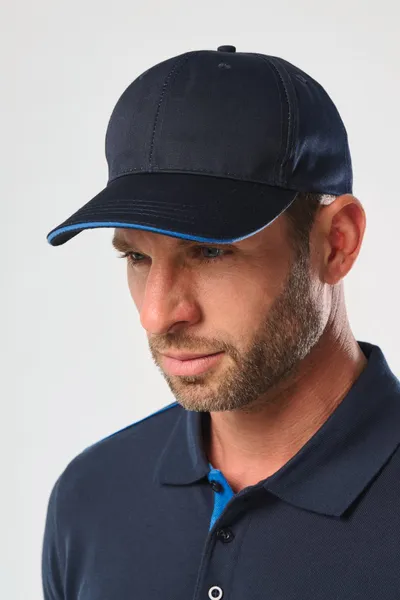 OEKO-TEX® STANDARD 100 certified 6 panels cap with sandwich peak