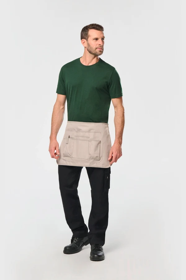 Kurze umweltfreundliche Unisex-Gärtnerschürze