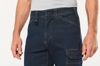 Denim-Herrenhose mit mehreren Taschen