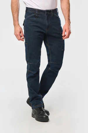 Denim-Herrenhose mit mehreren Taschen