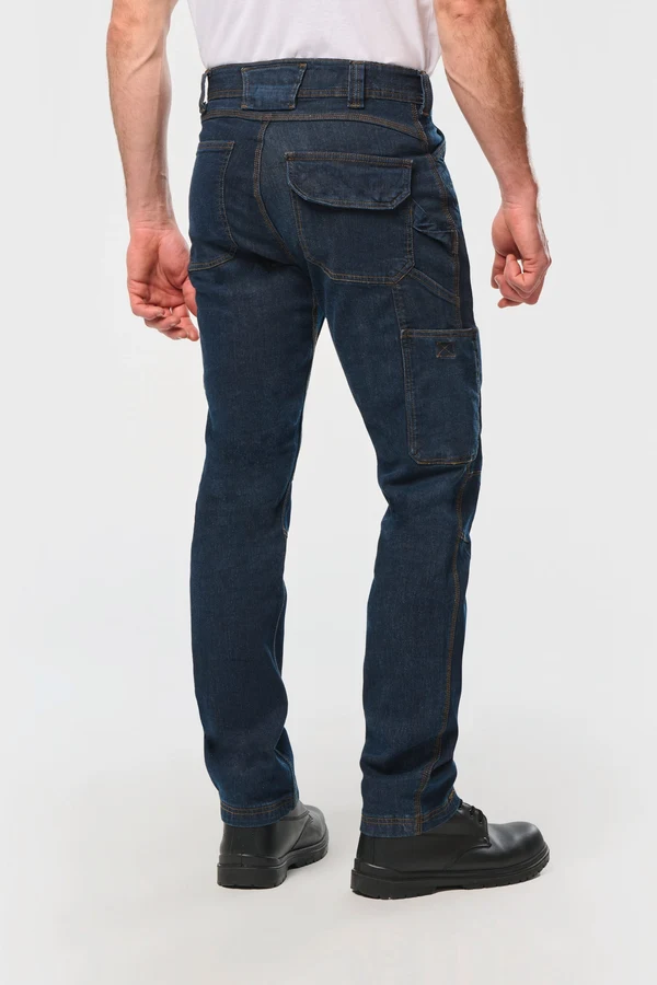 Denim-Herrenhose mit mehreren Taschen
