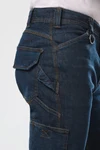 Denim-Herrenhose mit mehreren Taschen