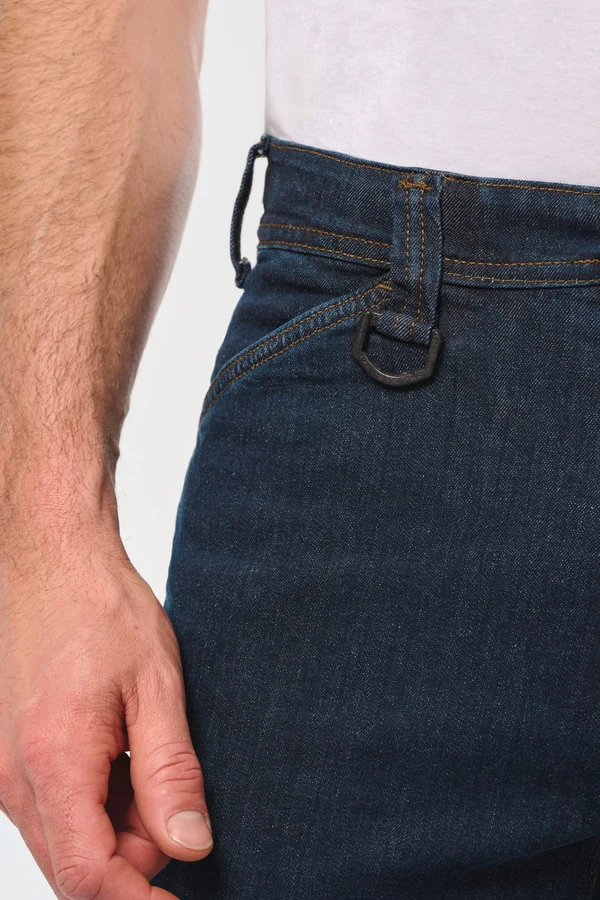 Denim-Herrenhose mit mehreren Taschen