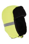 Gefütterte Kappe mit Ohrenklappen Fluorescent Yellow