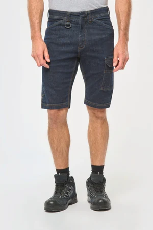 Bermuda aus Denim mit mehreren Taschen, für Herren