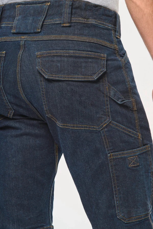 Bermuda aus Denim mit mehreren Taschen, für Herren