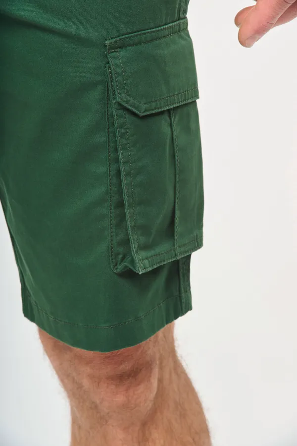 Umweltfreundliche Bermuda-Shorts mit mehreren Taschen, für Herren