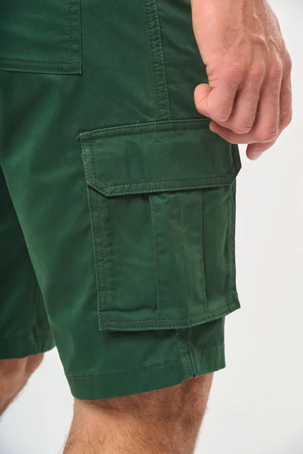 Umweltfreundliche Bermuda-Shorts mit mehreren Taschen, für Herren