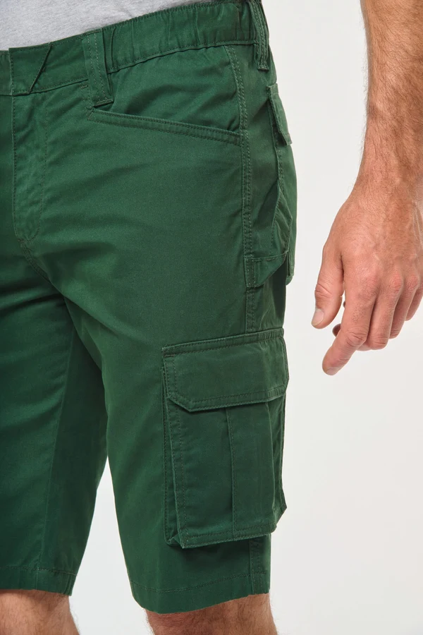 Umweltfreundliches Bermuda-Short mit mehreren Taschen, für Herren