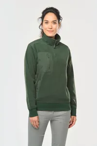 Umweltfreundlicher Fleecepullover mit Reißverschlusskragen, Unisex