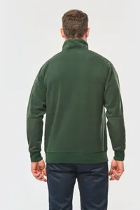 Umweltfreundlicher Fleecepullover mit Reißverschlusskragen, Unisex