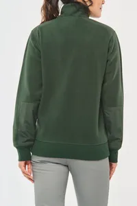 Umweltfreundlicher Fleecepullover mit Reißverschlusskragen, Unisex