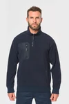 Umweltfreundlicher Fleecepullover mit Reißverschlusskragen, Unisex