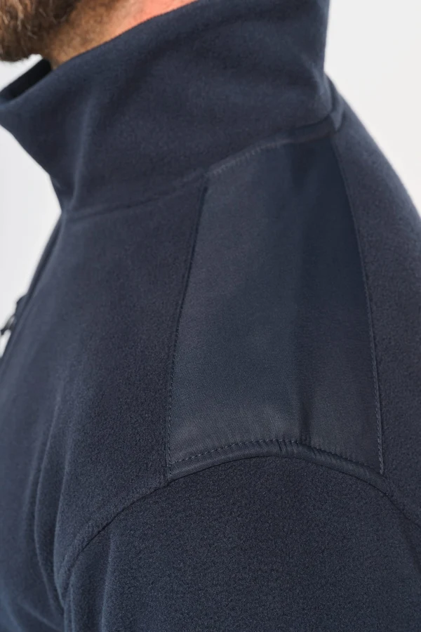 Umweltfreundlicher Fleecepullover mit Reißverschlusskragen, Unisex