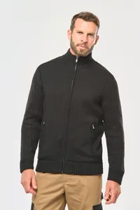 Strickjacke mit Fleecefutter, Herren