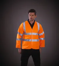 Long-sleeved Hi-vis vest