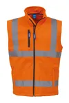 Hi-Vis Softshell Gilet Hi Vis Orange