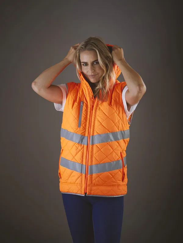 Hi-Vis Kensington hoodied gilet