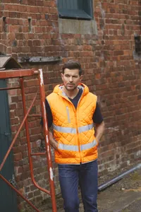Hi-Vis Kensington hoodied gilet