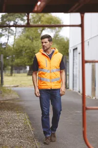 Hi-Vis Kensington hoodied gilet