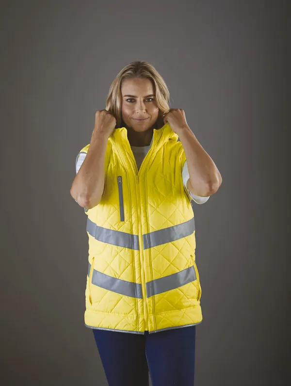 Hi-Vis Kensington hoodied gilet