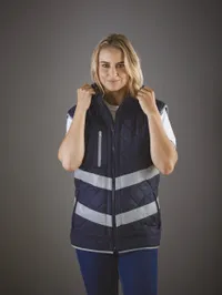 Hi-Vis Kensington hoodied gilet
