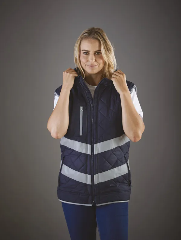 Hi-Vis Kensington hoodied gilet